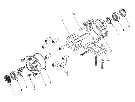 PS7560XL Pump Assembly-1 Parts