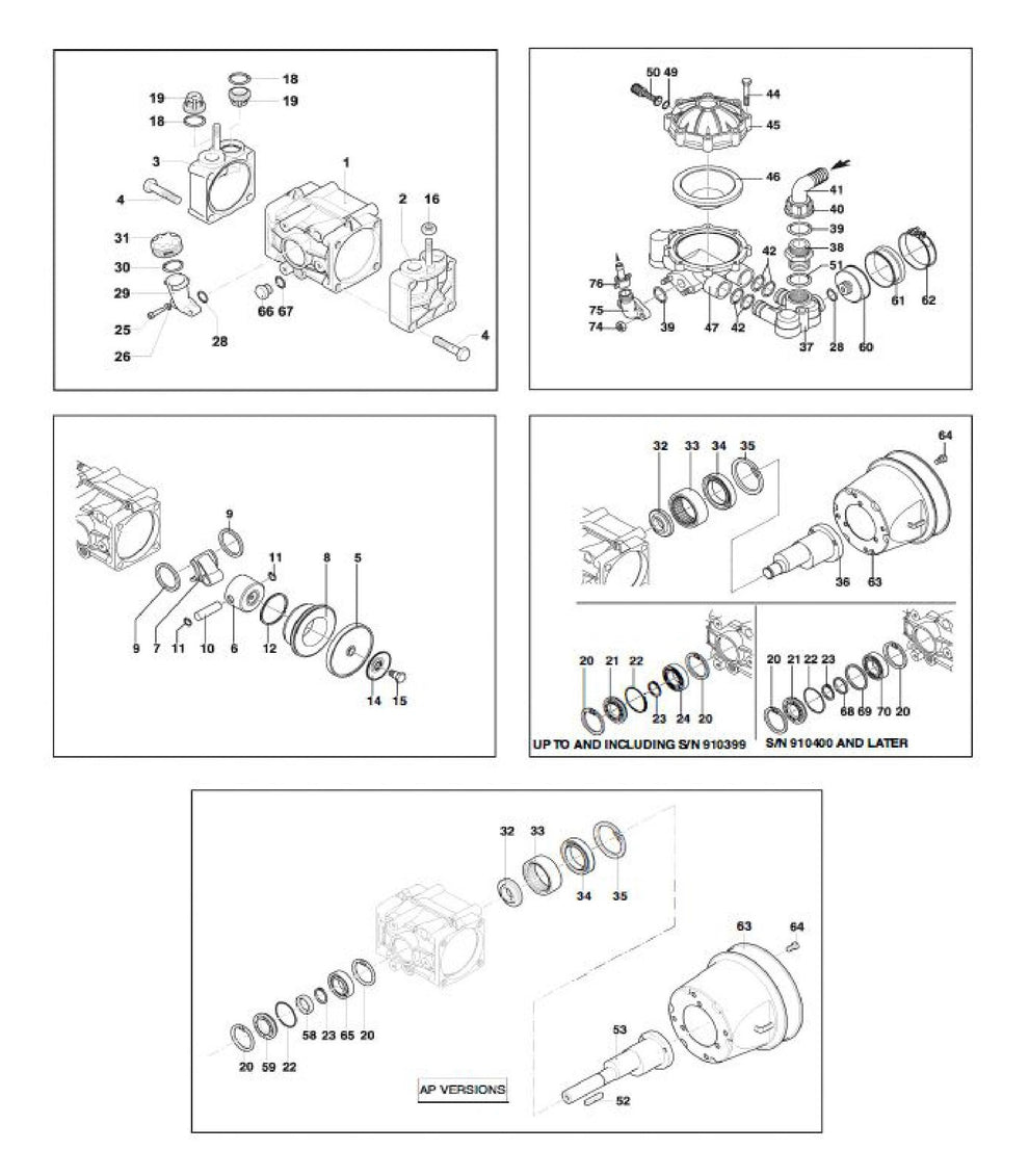 PS9910 Pump Assembly-2 Parts