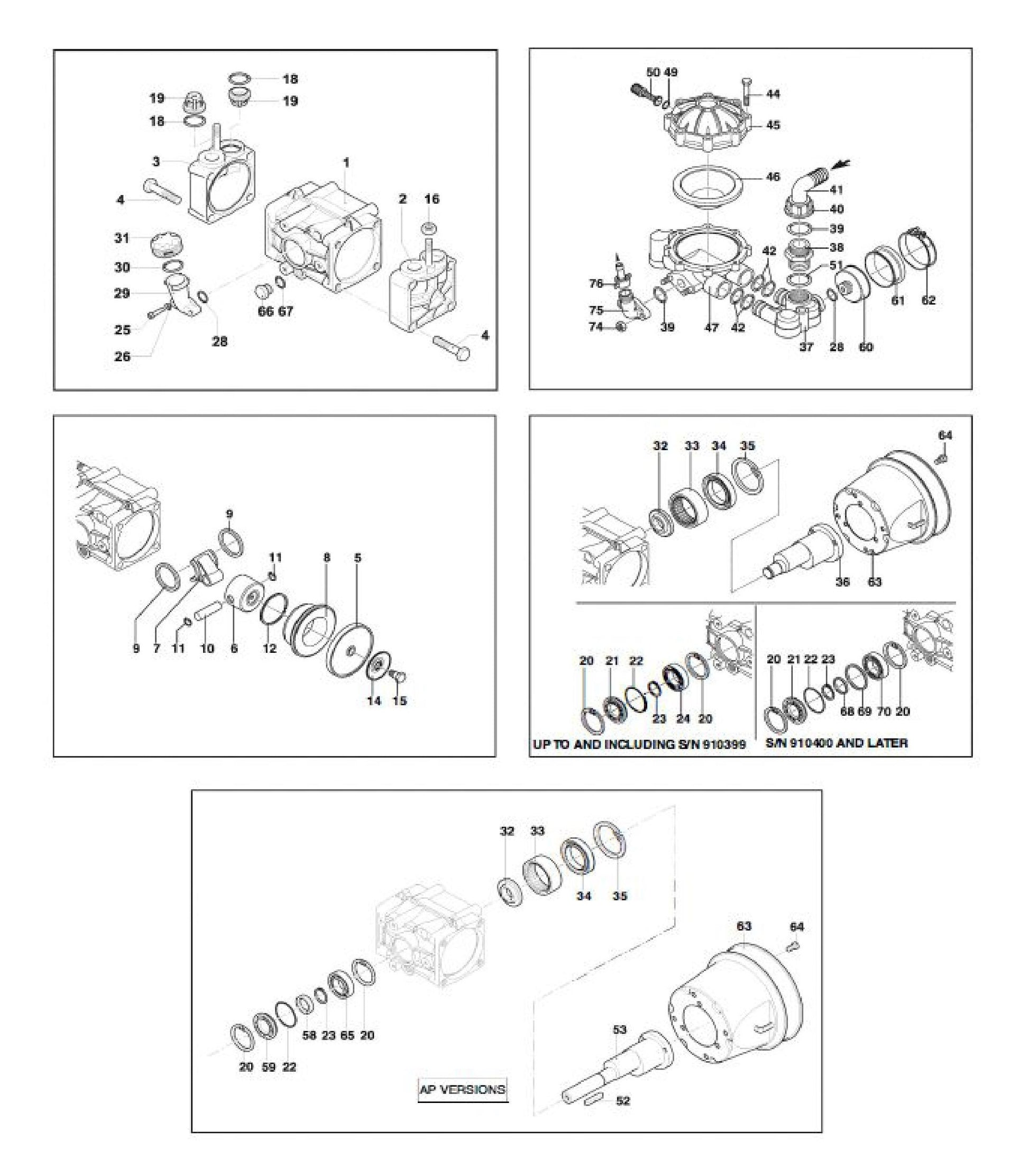 PS7560XL Pump Assembly-2 Parts