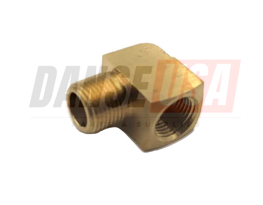 040387 Elbow, 3/8 Brass 90° Street by Allen Enginnering