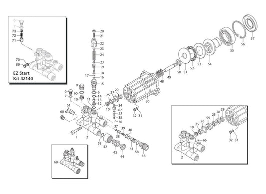 BE BE316HA Pressure Washer Assembly-2 Parts by BE Power Equipment