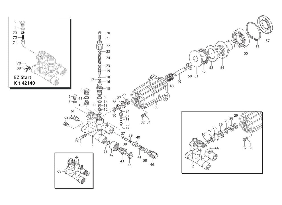 BE BE316HA Pressure Washer Assembly-2 Parts by BE Power Equipment