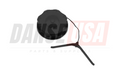 047701 Cap, 3-1/2" Black Thrd Vent W/Tethe by Allen Enginnering