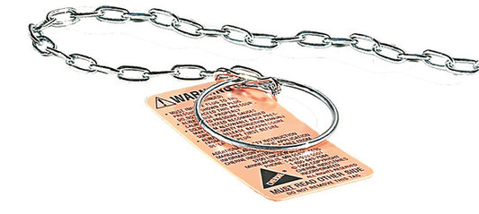 059708 2 In. Ring with 12 In. Chain By Cherne