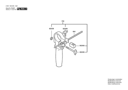 601169503 Bosch Electric Drill Parts Diagram