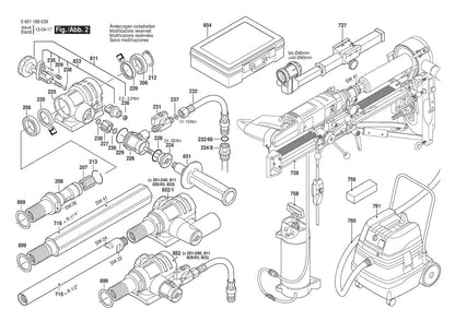 601189639 Bosch Electric Drill Parts Diagram