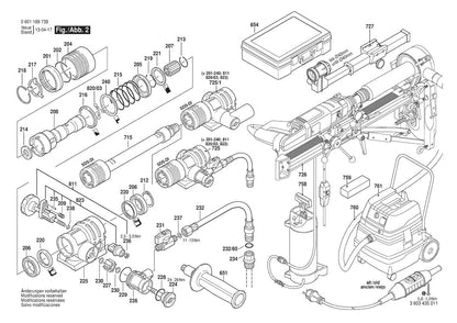 601189739 Bosch Electric Drill Parts Diagram