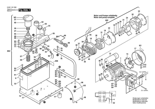 601191039 Bosch Saw Parts Diagram
