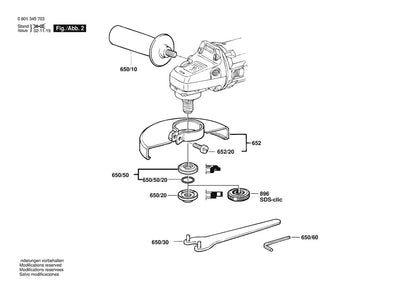 601345739 Bosch Grinder Parts Diagram