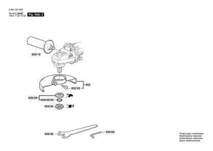 601347039 Bosch Grinder Parts Diagram