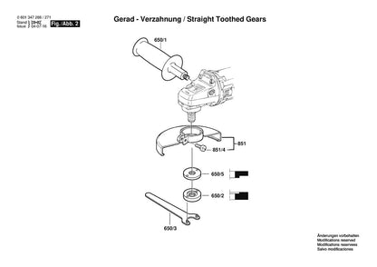 1347A (0601347266) Bosch 4-1 Bosch Grinder Parts Diagram
