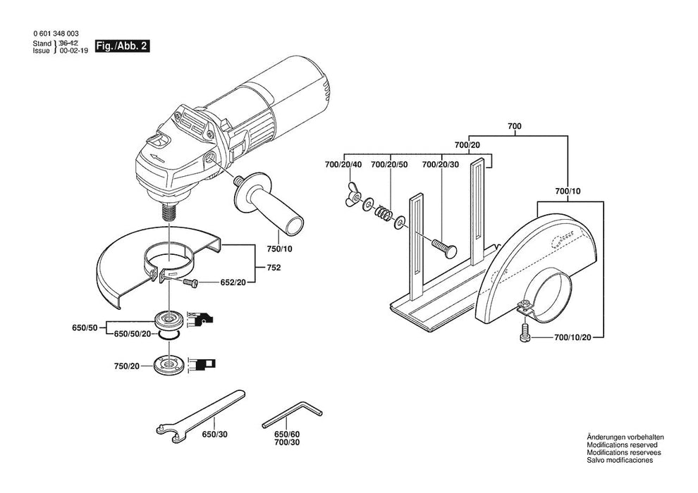 601348039 Bosch Grinder Parts Diagram