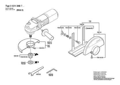 601348739 Bosch Grinder Parts Diagram