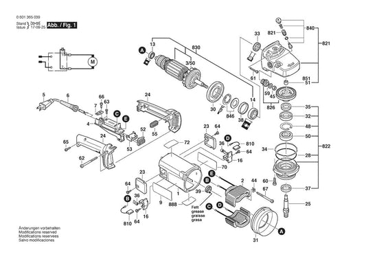 601365039 Bosch Saw Parts Diagram