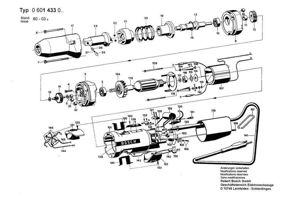 0601433060  Bosch Impact Wrench Bosch Impact Wrench Parts Diagram