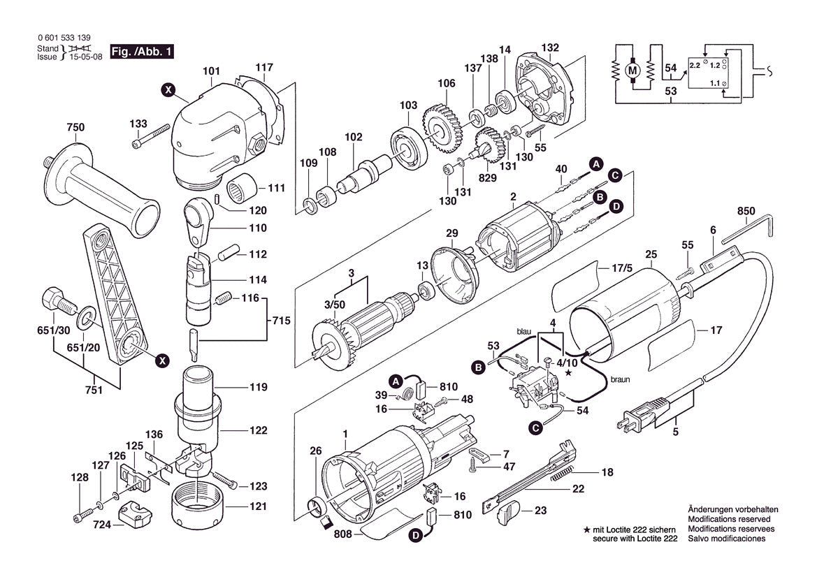 601533139 Bosch Nibbler Parts Diagram
