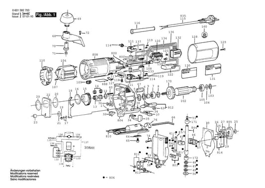 1582VS  Bosch JigSaw Bosch Jig Saw Parts Diagram