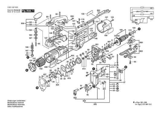 601587635 Bosch Jig Saw Parts Diagram