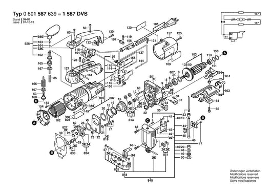 601587639 Bosch Jig Saw Parts Diagram