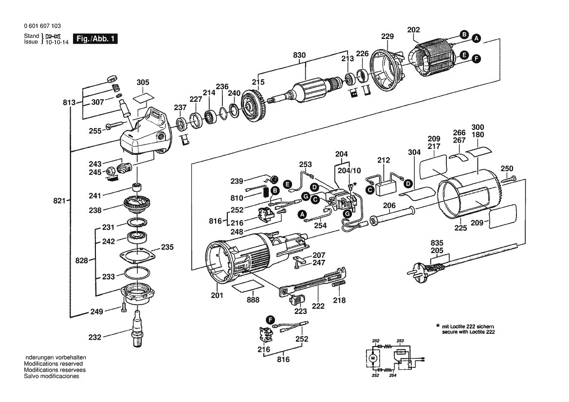601607139 Bosch Router Parts Diagram