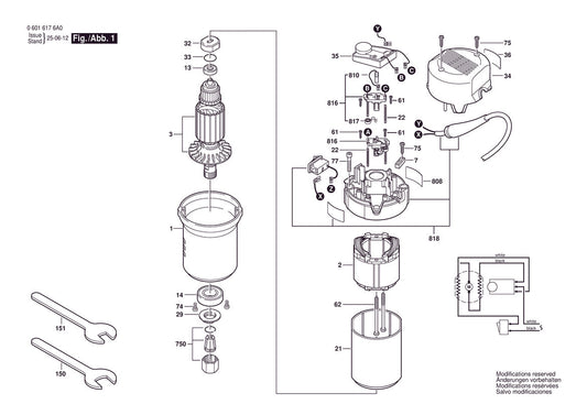 06016176A0 Bosch Router Parts Diagram