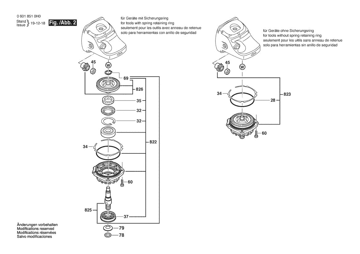 06018510H0 Bosch Grinder Parts Diagram
