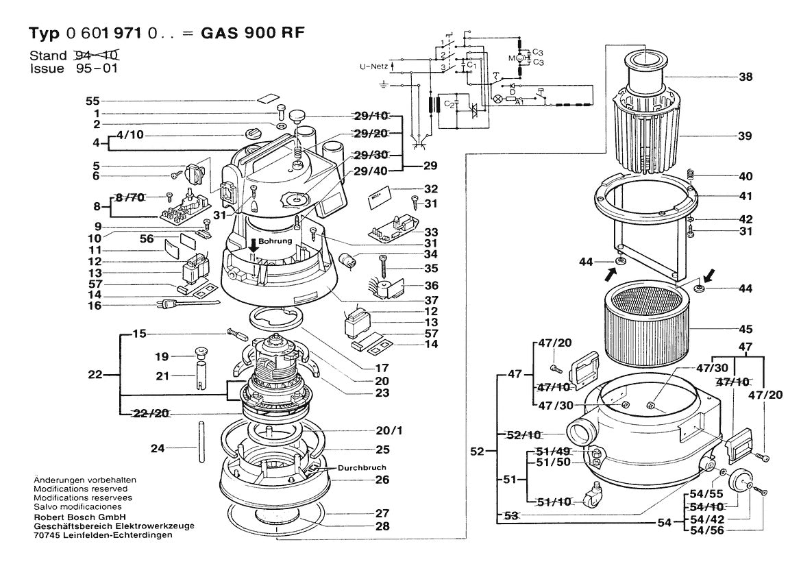 601971034 Bosch Saw Parts Diagram
