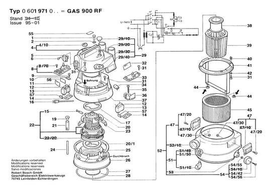 601971034 Bosch Saw Parts Diagram