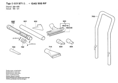 601971034 Bosch Saw Parts Diagram