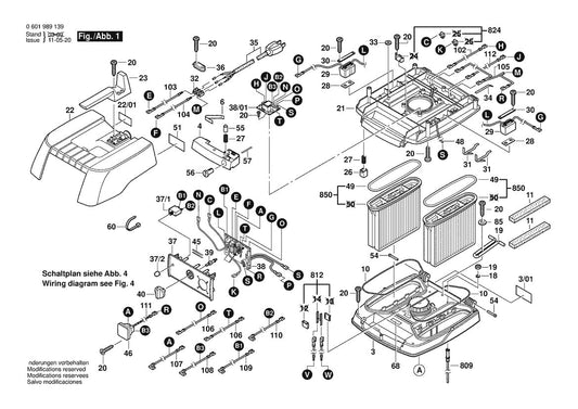 601989139 Bosch Saw Parts Diagram