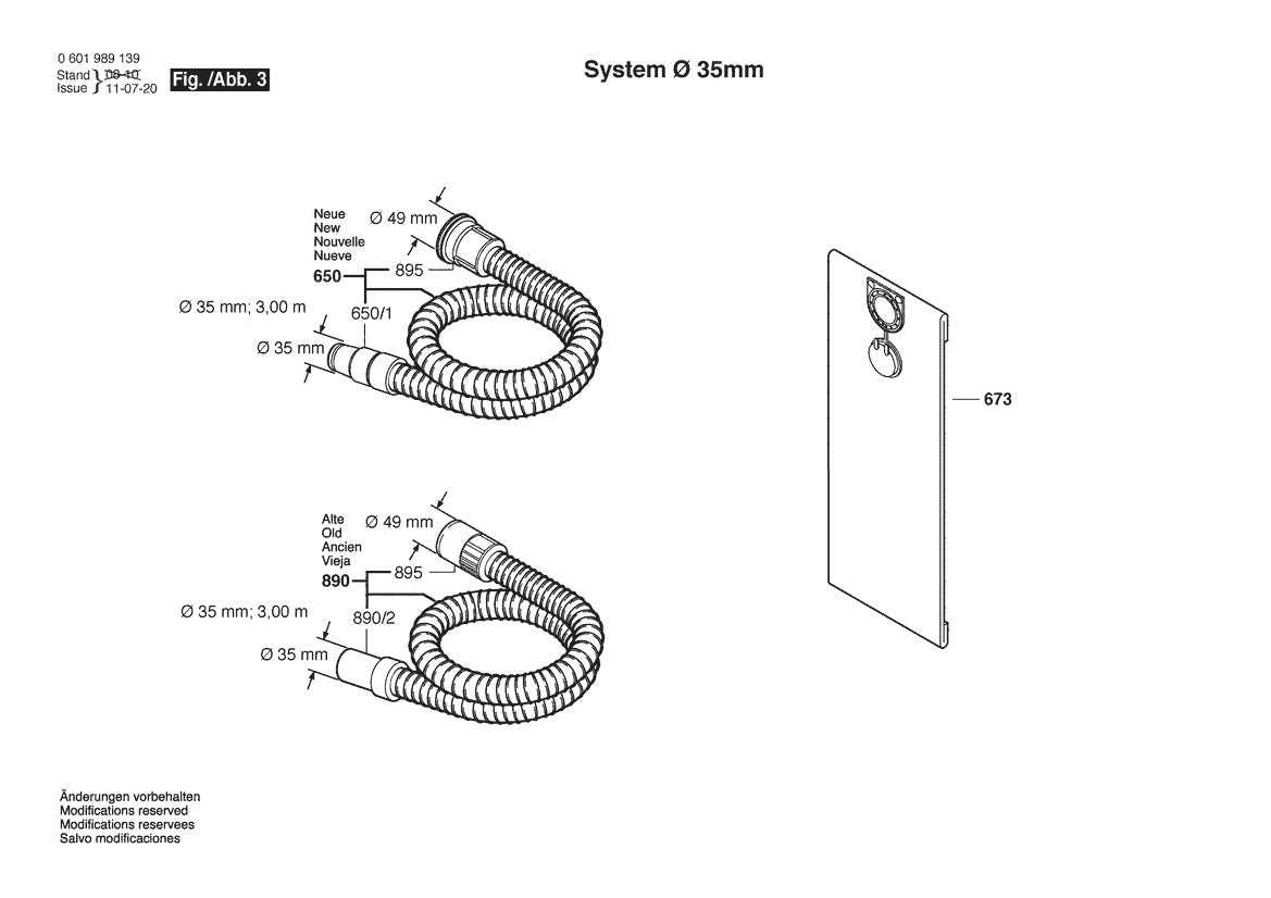 601989139 Bosch Saw Parts Diagram