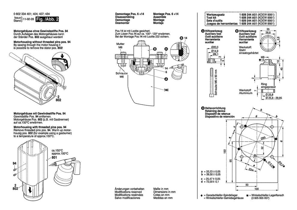 0602334401  Bosch Flat Head Angle Sander Bosch Sander Parts Diagram