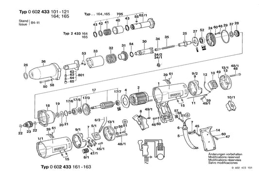 0602433101  Bosch Impact Wrench Bosch Impact Wrench Parts Diagram