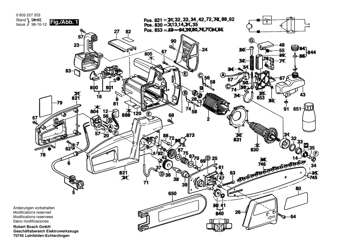 603227239 Bosch Saw Parts Diagram