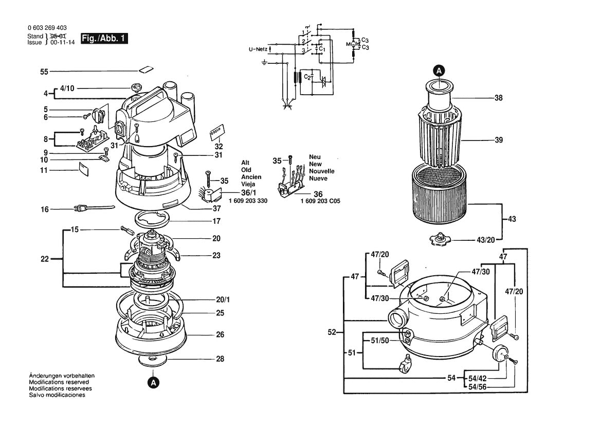 603269434 Bosch Saw Parts Diagram