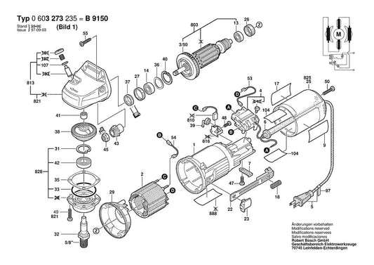 603273235 Bosch Grinder Parts Diagram