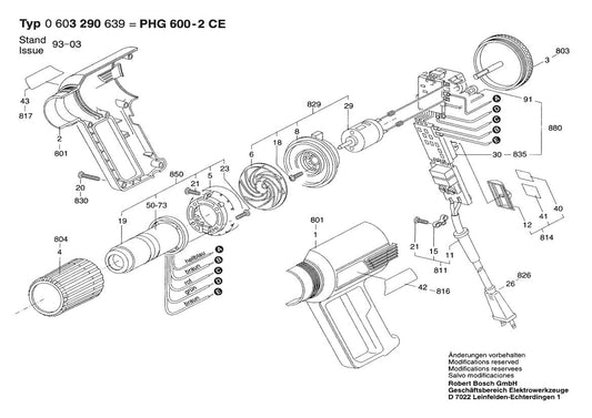 603290639 Bosch Heat Gun Parts Diagram