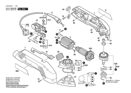 603346735 Bosch Sander Parts Diagram