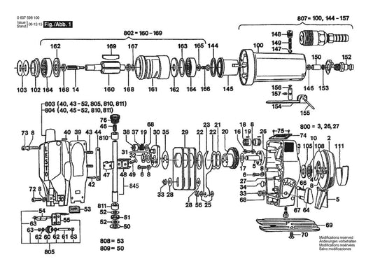 0607598100  Bosch Jig Saw Bosch Jig Saw Parts Diagram