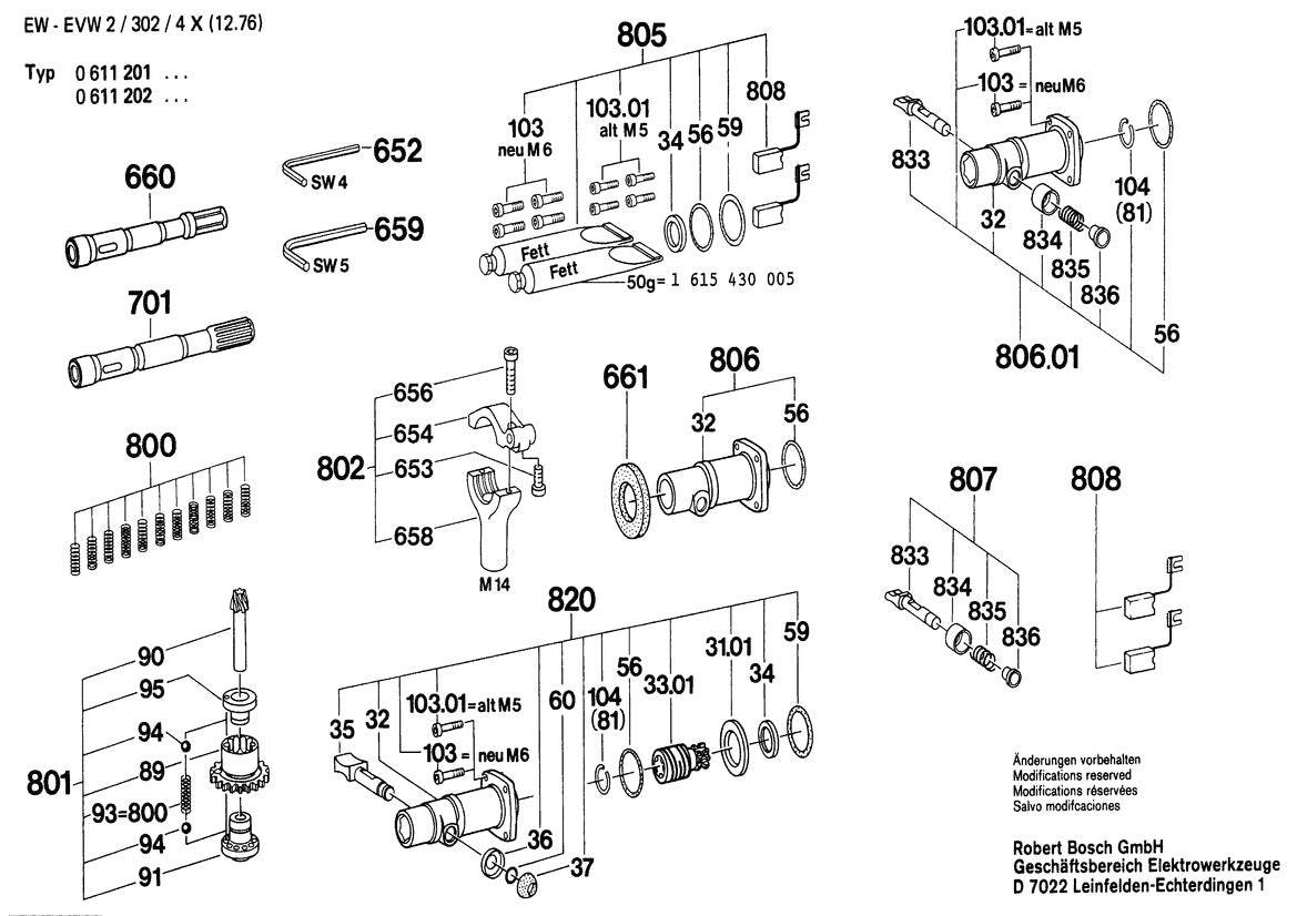 0611201034  Bosch Rotary Hammer Bosch Rotary Hammer Parts Diagram