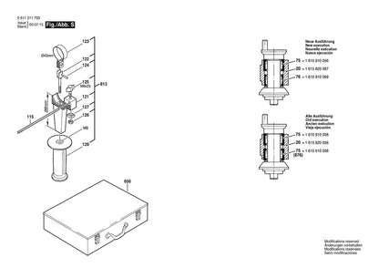 611211734 Bosch Rotary Hammer Parts Diagram