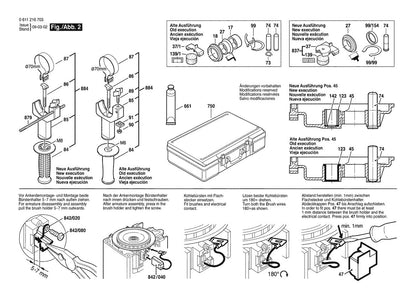11216EVS (0611216734) Bosch 1-1 Bosch Rotary Hammer Parts Diagram