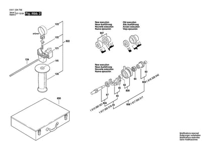 611224739 Bosch Hammer Drill Parts Diagram