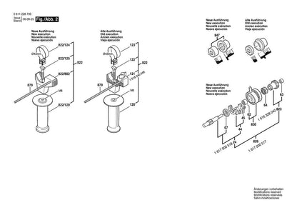 611228739 Bosch Hammer Drill Parts Diagram