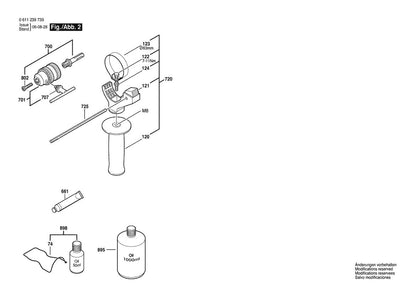 611239739 Bosch Rotary Hammer Parts Diagram