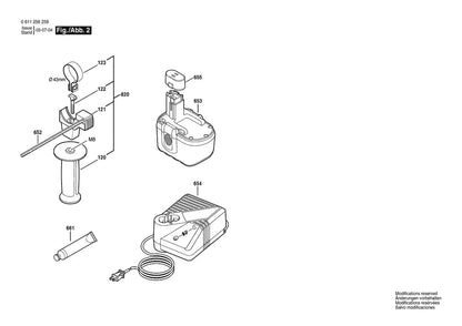 611256259 Bosch Rotary Hammer Parts Diagram