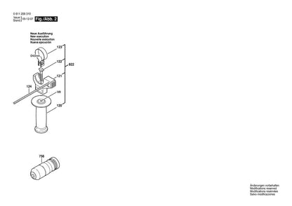611259310 Bosch Rotary Hammer Parts Diagram