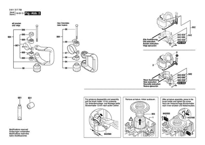 611317739 Bosch Demolition Hammer Parts Diagram