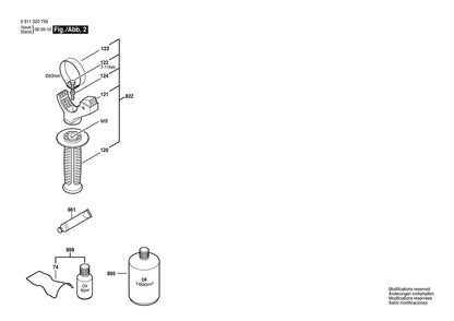 611320739 Bosch Demolition Hammer Parts Diagram