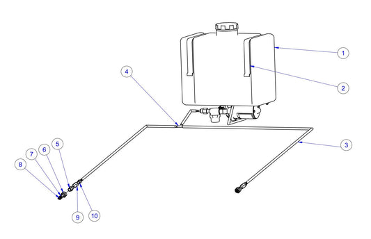 HP205 Spray System Assembly-2 Parts